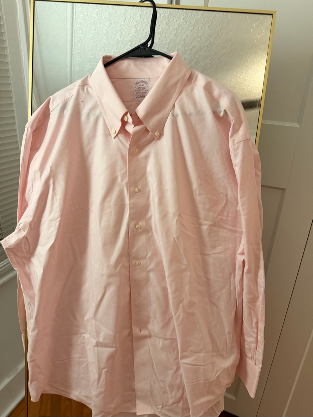 Brooks Brothers Light Pink Button-Down Dress Shirt